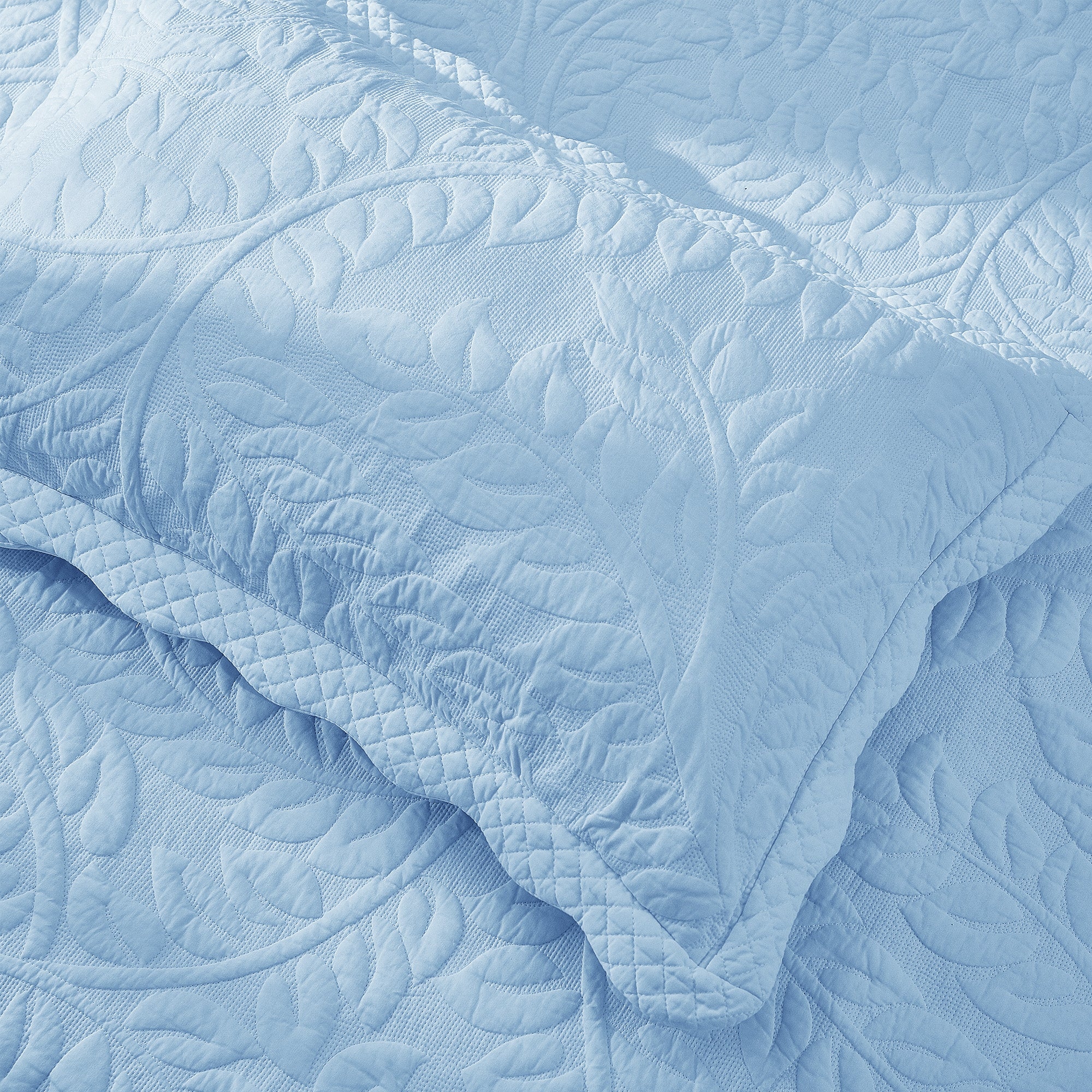 Cotton quilted pillow shams sale